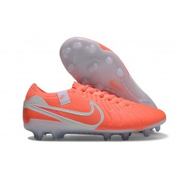 Nike Tiempo Legend 10 Elite FG Pomarańczowy Biały