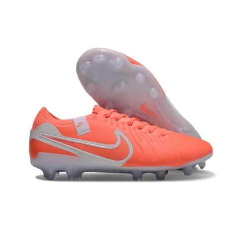 Nike Tiempo Legend 10 Elite FG Pomarańczowy Biały