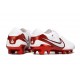 Nike Tiempo Legend 10 Elite FG Biały Czerwony