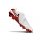 Nike Tiempo Legend 10 Elite FG Biały Czerwony