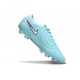 Nike Tiempo Legend 10 Elite FG Niebieski Biały