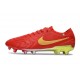 Nike Tiempo Legend 10 Elite FG Czerwony Złoto