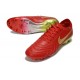 Nike Tiempo Legend 10 Elite FG Czerwony Złoto