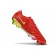 Nike Tiempo Legend 10 Elite FG Czerwony Złoto
