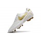 Nike Tiempo Legend 10 Elite FG Ronaldo Biały Złoty