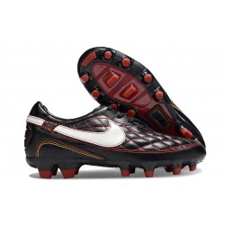 Nike Tiempo Legend 10 Elite FG Ronaldo Czarny Biały