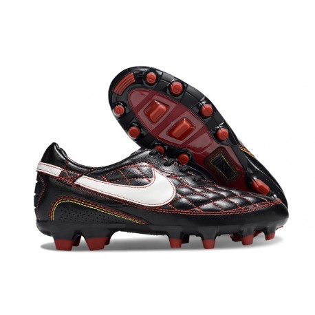 Nike Tiempo Legend 10 Elite FG Ronaldo Czarny Biały