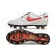 Nike Tiempo Legend 10 Elite FG Ronaldo Biały Czerwony