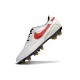 Nike Tiempo Legend 10 Elite FG Ronaldo Biały Czerwony