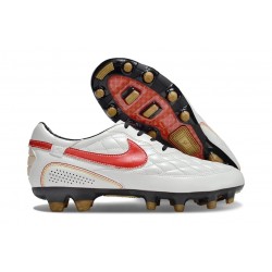 Nike Tiempo Legend 10 Elite FG Ronaldo Biały Czerwony