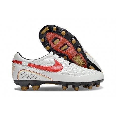 Nike Tiempo Legend 10 Elite FG Ronaldo Biały Czerwony