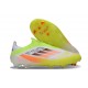 Adidas F50 Elite Laceless FG Zawistny Biały Pomarańczowy