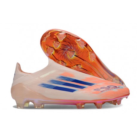 Adidas F50 Elite Laceless FG Sznurowadeł FG Pomarańczowy Niebieski