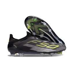 Adidas F50 Elite Laceless FG Czarny Zawistny
