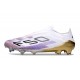 Adidas F50 Elite Laceless FG Biały Fioletowy Czarny