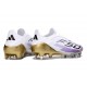 Adidas F50 Elite Laceless FG Biały Fioletowy Czarny