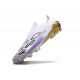Adidas F50 Elite Laceless FG Biały Fioletowy Czarny