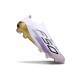 Adidas F50 Elite Laceless FG Biały Fioletowy Czarny