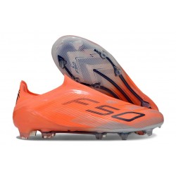 Adidas F50 Elite Laceless FG Pomarańczowy Czarny