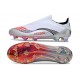 Adidas F50 Elite Laceless FG X Messi Biały Srebro Czerwony