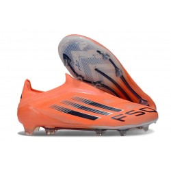 Adidas F50 Elite Laceless FG Pomarańczowy Czarny