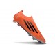 Adidas F50 Elite Laceless FG Pomarańczowy Czarny