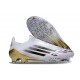 Adidas F50 Elite Laceless FG Vit Svart Guld