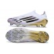 Adidas F50 Elite Laceless FG Vit Svart Guld