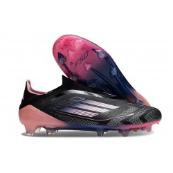 Adidas F50 Elite Laceless FG Czarny Różowy