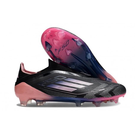 Adidas F50 Elite Laceless FG Czarny Różowy