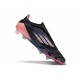 Adidas F50 Elite Laceless FG Czarny Różowy