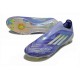Adidas F50 Elite Laceless FG Fioletowy Biały