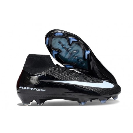 Buty Piłkarskie Nike Mercurial Superfly X Elite FG Czarny Niebieski