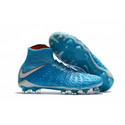 Najnowsze Korki Piłkarskie Nike Hypervenom Phantom 3 DF FG Niebieski Biały Pomarańczowy