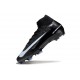 Buty Piłkarskie Nike Mercurial Superfly X Elite FG Czarny Niebieski