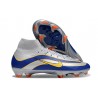 Buty Nike Mercurial Superfly X Elite FG Srebro Niebieski Zawistny