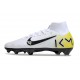 Buty Piłkarskie Nike Mercurial Superfly X Elite FG Biały Czarny Zawistny