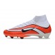 Buty Piłkarskie Nike Mercurial Superfly X Elite FG Czerwony Biały Czarny