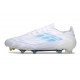 Buty piłkarskie korki męskie adidas F50 Elite FG Biały Niebieski