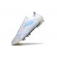 Buty piłkarskie korki męskie adidas F50 Elite FG Biały Niebieski