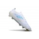 Buty piłkarskie korki męskie adidas F50 Elite FG Biały Niebieski