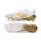 Buty piłkarskie korki męskie adidas F50 Elite FG Biały Złoto