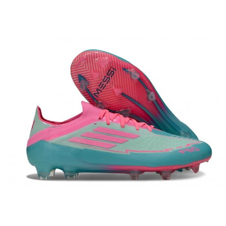 Buty piłkarskie korki męskie adidas F50 Elite FG X Messi Niebieski Różowy
