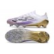 Buty piłkarskie korki męskie adidas F50 Elite FG Biały Fioletowy Czarny
