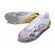 Buty piłkarskie korki męskie adidas F50 Elite FG Biały Fioletowy Czarny