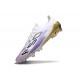 Buty piłkarskie korki męskie adidas F50 Elite FG Biały Fioletowy Czarny