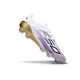 Buty piłkarskie korki męskie adidas F50 Elite FG Biały Fioletowy Czarny
