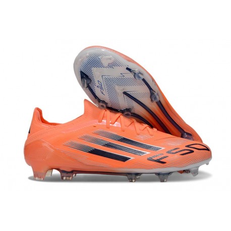 Buty piłkarskie korki męskie adidas F50 Elite FG Pomarańczowy Czarny