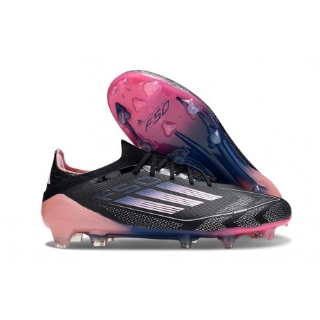 Buty piłkarskie korki męskie adidas F50 Elite FG Czarny Różowy