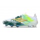 Buty piłkarskie korki męskie adidas F50 Elite FG Biały Zielony Złoty
